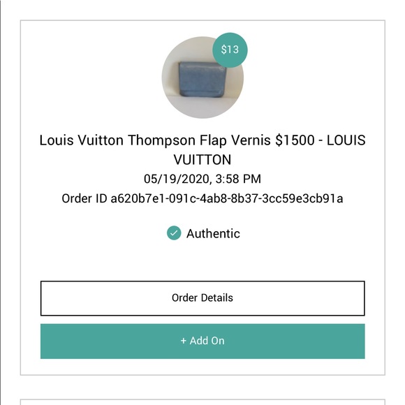 Louis Vuitton Thompson Light Blue Vernis flap bag - Picture 8 of 8